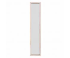 Spiegel Schlüsselkasten aus Eiche Massivholz 90 cm hoch