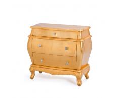 Kommode mit Blattgold beschichtet Barock Design