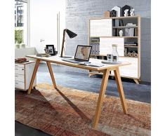 Schreibtisch in Pinie Weiß Eiche 160 cm