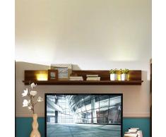 Wandboard in Akazie dunkel LED Beleuchtung