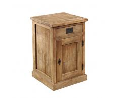 Massivholz Nachtschrank aus Teak 40 cm