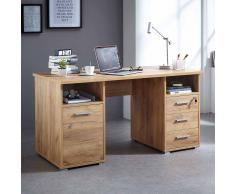 Bürotisch in Eiche 145 cm breit