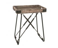 Tisch mit abnehmbarem Tablett Factory Chic