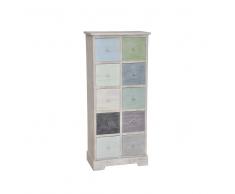 Kommode mit 10 Schubladen Shabby Chic
