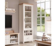 Vitrinenschrank im Landhausstil Weinfach
