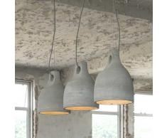 Hängeleuchte aus Leichtbeton modern