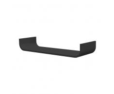 Wandboard in Schwarz 80 cm breit