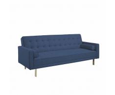 3 Sitzer Sofa mit Schlaffunktion Blau
