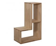 L-Regal aus Eiche Massivholz modern
