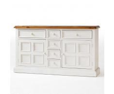 Esszimmer Sideboard in Weiß Landhausstil
