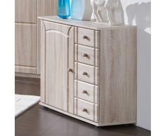 Schlafzimmer Kommode in Eichefarben Landhausstil