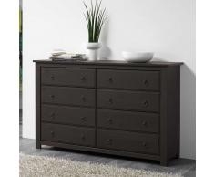 Kolonial Sideboard aus Kiefer Massivholz Schubladen