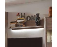 Wandboard in Eiche 110 cm LED Beleuchtung