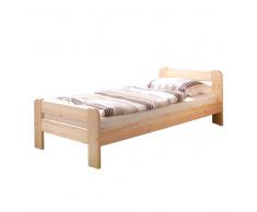 Futonbett aus Kiefer Massivholz massiv
