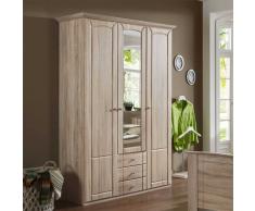 Schlafzimmerschrank im Landhausstil Eiche Sägerau