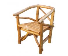 Gartenstuhl aus Holz massiv