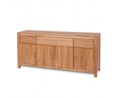 Massivholz-Sideboard aus Kernbuche Schubladen