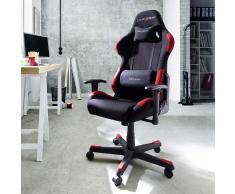 Ergonomischer Bürostuhl im Racer Design Schwarz Rot