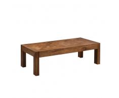 Couchtisch aus Teak massiv unbehandelt