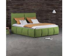 Stoffbett in Grün modern