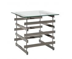 Ablagetisch mit Glasplatte modern