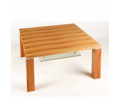 Sofatisch mit Rollen Kernbuche furniert