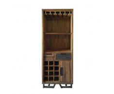 Küchenregal mit Weinregal Loft Style