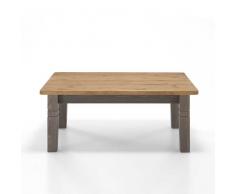 Wohnzimmer Couchtisch in Grau Kiefer