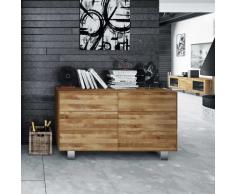 Sideboard miit Schubladen Wildeiche Massivholz
