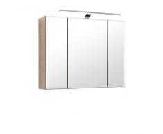 Bad Spiegelschrank in Buche hell 3D