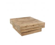 Couchtisch aus Teak Massivholz natur