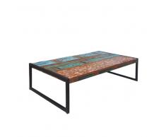 Design Couchtisch im Used Look Holz