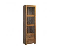 Bücherregal aus Teak Massivholz 60 cm