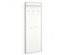 Wandpaneel Garderobe in Weiß 60 cm breit