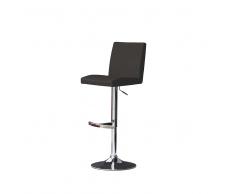 Küchenhocker in Schwarz mit Lehne
