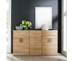 Wohnzimmer Sideboard aus Eiche Bianco 165 cm