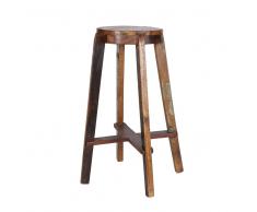 Holz Barhocker aus Recyclingholz Shabby Chic