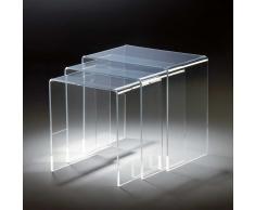 Beistelltisch Set aus Acrylglas modern (3-teilig)