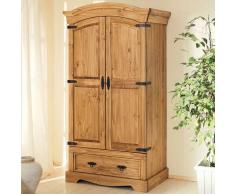 Garderobenschrank aus Kiefer Massivholz