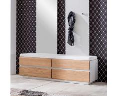 Bank für Garderobe Wildeiche
