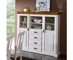 Esszimmer Highboard im Landhausstil Kiefer Massivholz