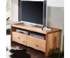 TV Lowboard mit Baumkante Wildeiche Massivholz