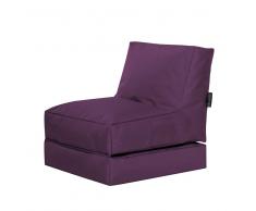 Liege Sitzsack in Violett outdoor