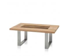 Sofatisch aus Wildeiche Massivholz Eiche Altholz