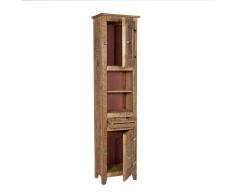 Badschrank im Shabby Chic Stil Mangobaum Massivholz