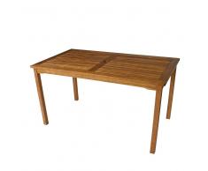 Garten Esstisch aus Akazie Massivholz 140 cm