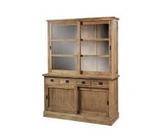 Massivholz Buffetschrank mit Schiebetüren Teak