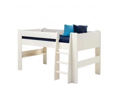 Halbhochbett in Weiß Kinderzimmer