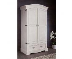Dielenschrank in Weiß Kiefer massiv Mexico Design
