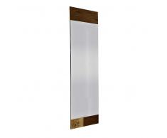 Garderobenspiegel in Wildeiche Bianco 40 cm breit